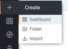 Create dashboard menu