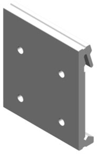 DIN bracket mounting