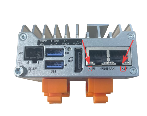 Edge variant 2 — X1 and X2 connectors