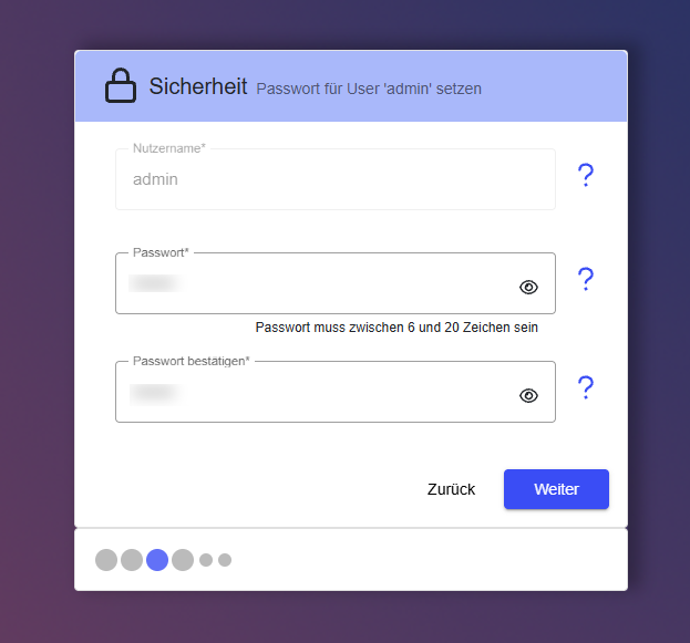 Security settings